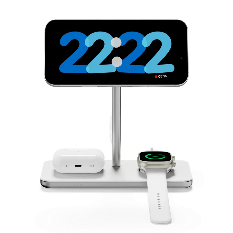 xtorm-linq-3-en-1-qi2-station-de-charge-sans-fil-magn-tique-pour-iphone-apple-wa image 1
