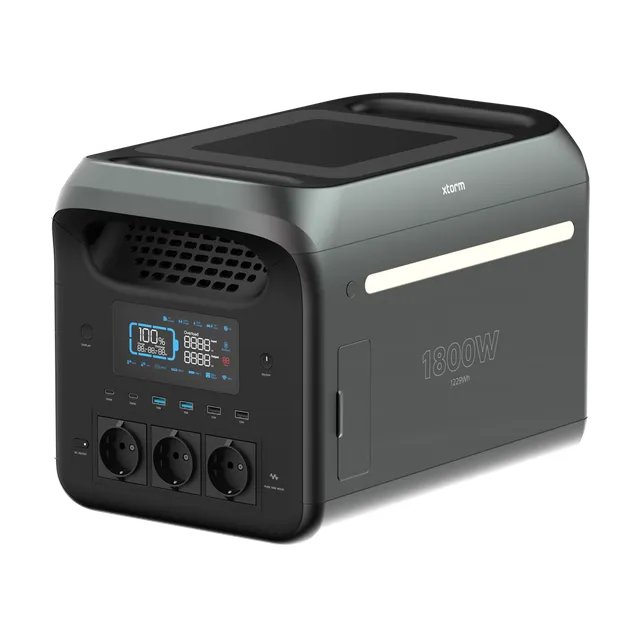 xtorm-smart-pro-powerstation-1800-w-xtreme-power-2-batterie-1229-wh-avec-12-sort image 1