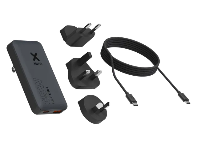 xtorm-65w-fast-travel-charger-kit-chargeur-rapide-65w-universel-avec-prises-mond image 1