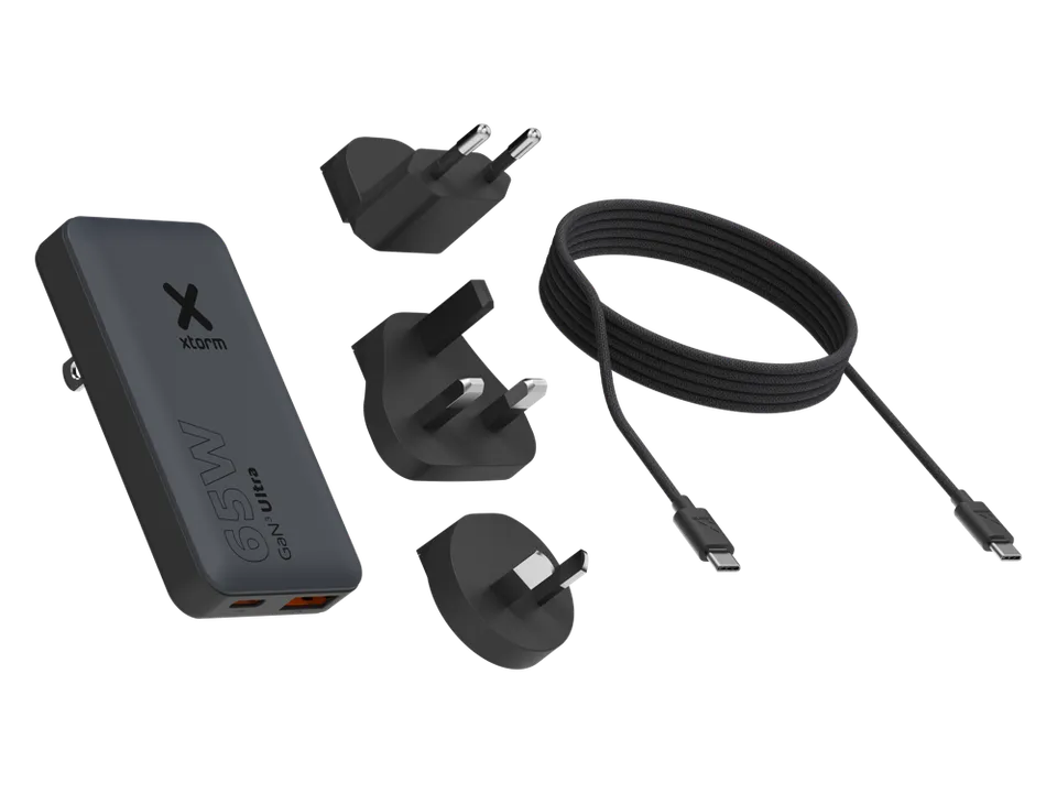 xtorm-65w-fast-travel-charger-kit-chargeur-rapide-65w-universel-avec-prises-mond image 1