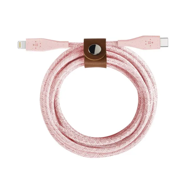 belkin-boostcharge-c-ble-usb-c-vers-lightning-duratek-avec-sangle-de-fermeture-c image 1