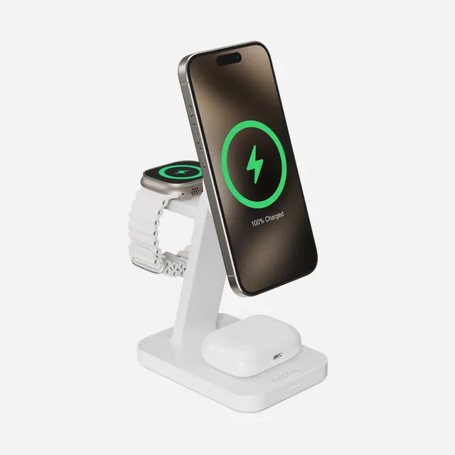 mophie-snap-3-en-1-socle-de-charge-sans-fil-qi2-15w-avec-aimant-magsafe image 1