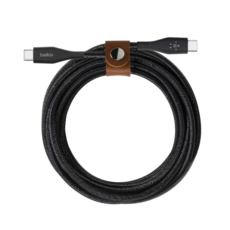 belkin-boost-charge-c-ble-usb-c-vers-usb-c-1-2-m-avec-sangle-noir image 1
