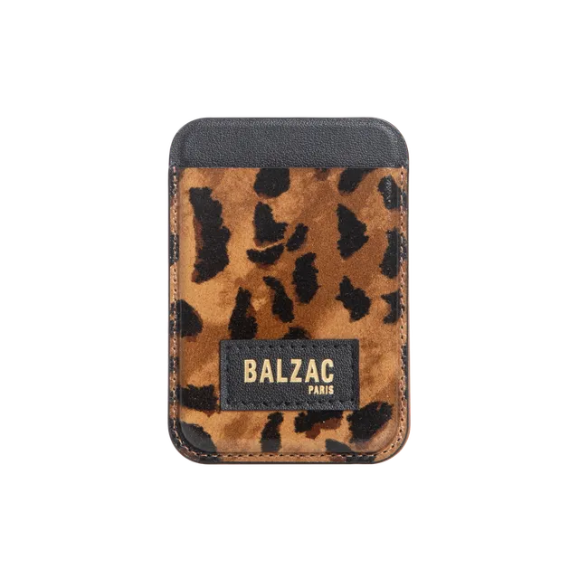 native-union-cheetah-cappuccino-magnetic-card-holder-porte-cartes-magn-tique-cui image 1