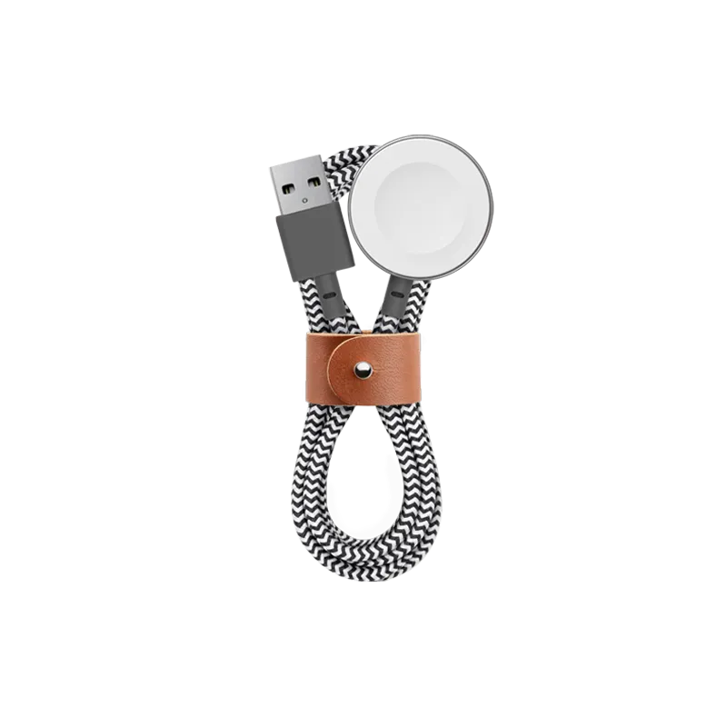 native-union-belt-watch-chargeur-apple-watch-nomade-certifi-mfi-avec-sangle-cuir image 1