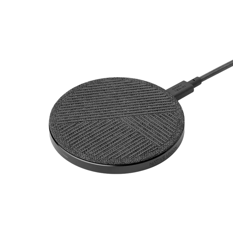 native-union-drop-wireless-charger-chargeur-sans-fil-qi-10-w-base-aluminium-lest image 1