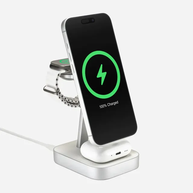 mophie-4-en-1-wireless-charge-stand-avec-stealthcharge-technology-station-de-rec image 1