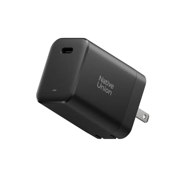 native-union-fast-gan-charger-pd-45w-chargeur-compact-usb-c-power-delivery image 1