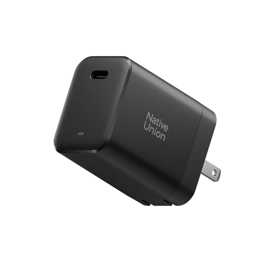 native-union-fast-gan-charger-pd-45w-chargeur-compact-usb-c-power-delivery image 1