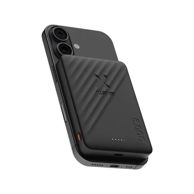 xtorm-go2-power-bank-magn-tique-sans-fil-5-000-mah-charcoal-black image 1