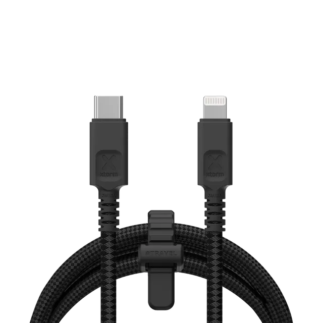 xtorm-next-gen-cable-usb-c-to-lightning-1-5-m-noir-c-ble-mfi-certifi-ultra-r-sis image 1
