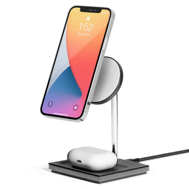 native-union-snap-2-in-1-magnetic-wireless-charger-chargeur-sans-fil-magsafe-iph image 1