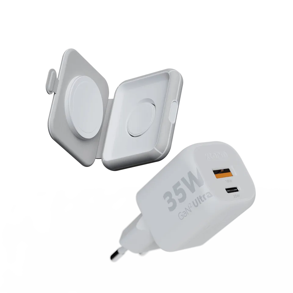 xtorm-2-en-1-pliable-chargeur-rapide-35w-gan2-pack-chargeur-sans-fil-de-voyage-m image 1
