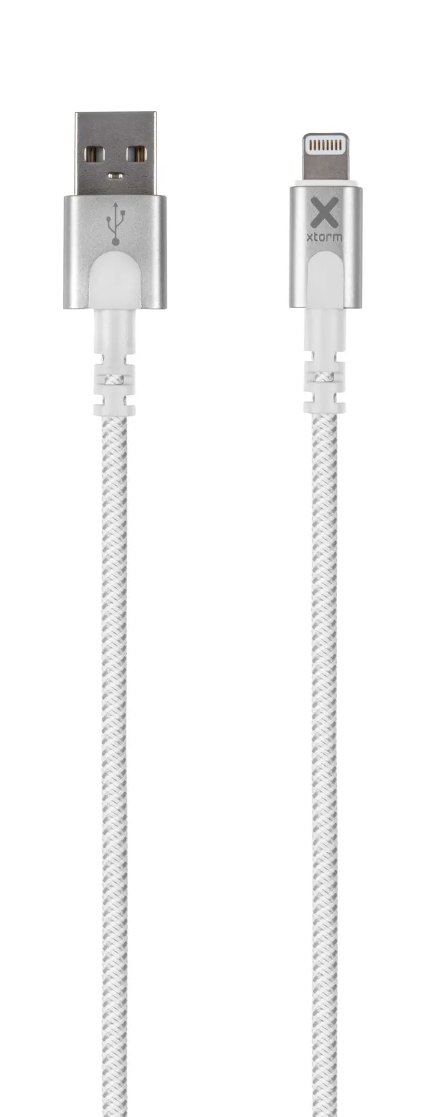 xtorm-original-c-ble-usb-a-vers-lightning-3-m-charge-rapide-nylon-tress-noir-bla image 1
