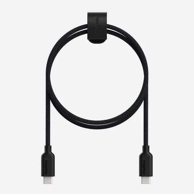 mophie-usb-c-to-usb-c-cable-enduraflex-240w-c-ble-tress-charge-rapide-usb4-apple image 1