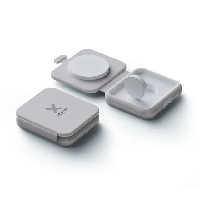 xtorm-chargeur-sans-fil-pliable-2-en-1-chargeur-de-voyage-magn-tique-15w-pour-ip image 1
