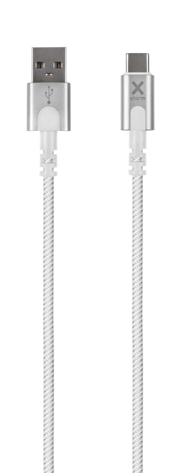 xtorm-original-series-c-ble-usb-a-vers-usb-c-3-m-tress-nylon-noir-blanc image 1
