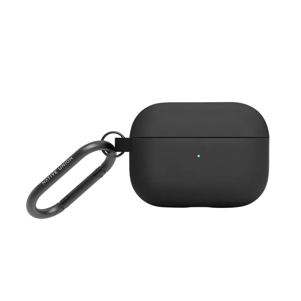 native-union-roam-case-for-airpods-pro-gen-1-2-tui-silicone-liquide-avec-clip-al image 1