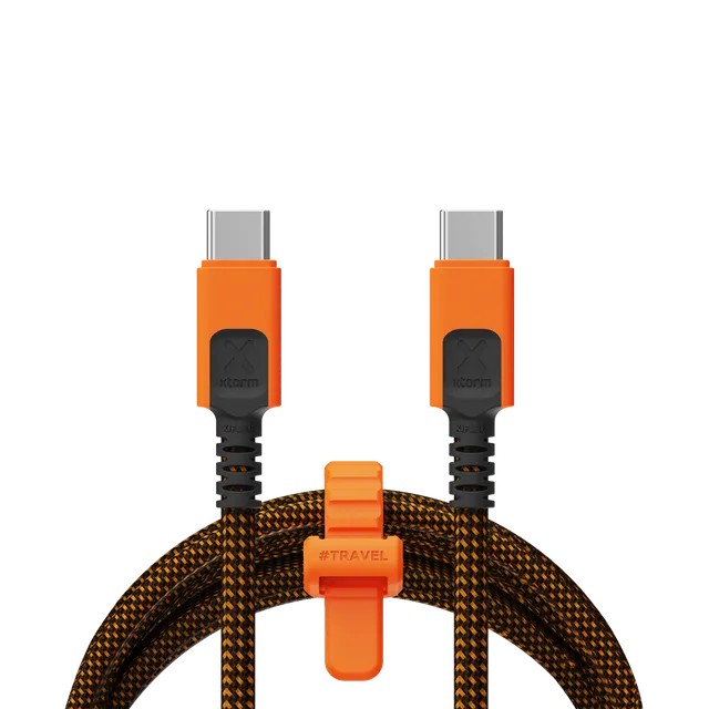 xtorm-xtreme-c-ble-usb-c-pd-ultra-240w-1-5-m-nylon-tress-keotron-travelproof image 1