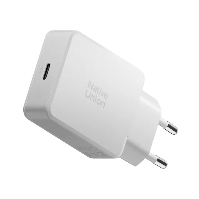 native-union-gan-pocket-70w-chargeur-usb-c-ultra-fin-power-delivery-blanc image 1