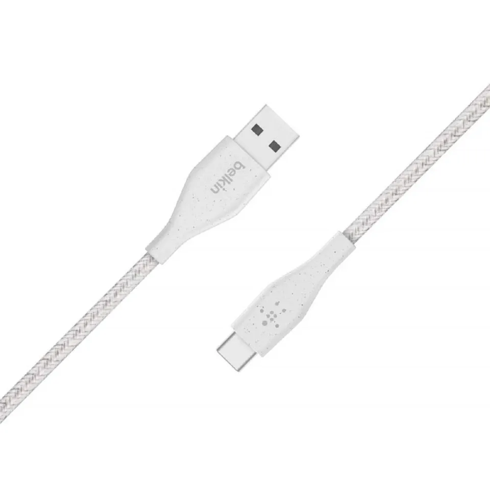 belkin-duratek-plus-c-ble-usb-c-vers-usb-a-1-2-m-avec-sangle-blanc image 1