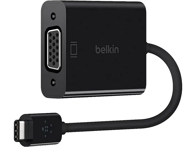 belkin-adaptateur-usb-c-vers-vga-15-cm-plug-and-play-connectique-vid-o-pour-ipad image 1