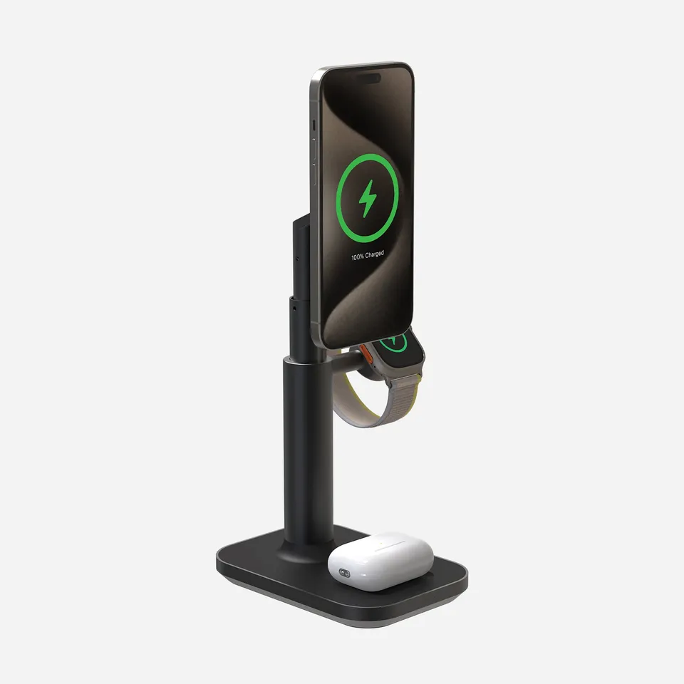 mophie-wireless-desktop-charging-station-office-edition-station-de-charge-3-en-1 image 1