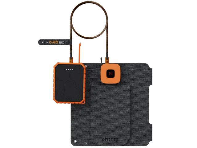 xtorm-14w-panneau-solaire-portable-power-bank-rugged-10-000-mah-c-ble-usb-c-pd-2 image 1