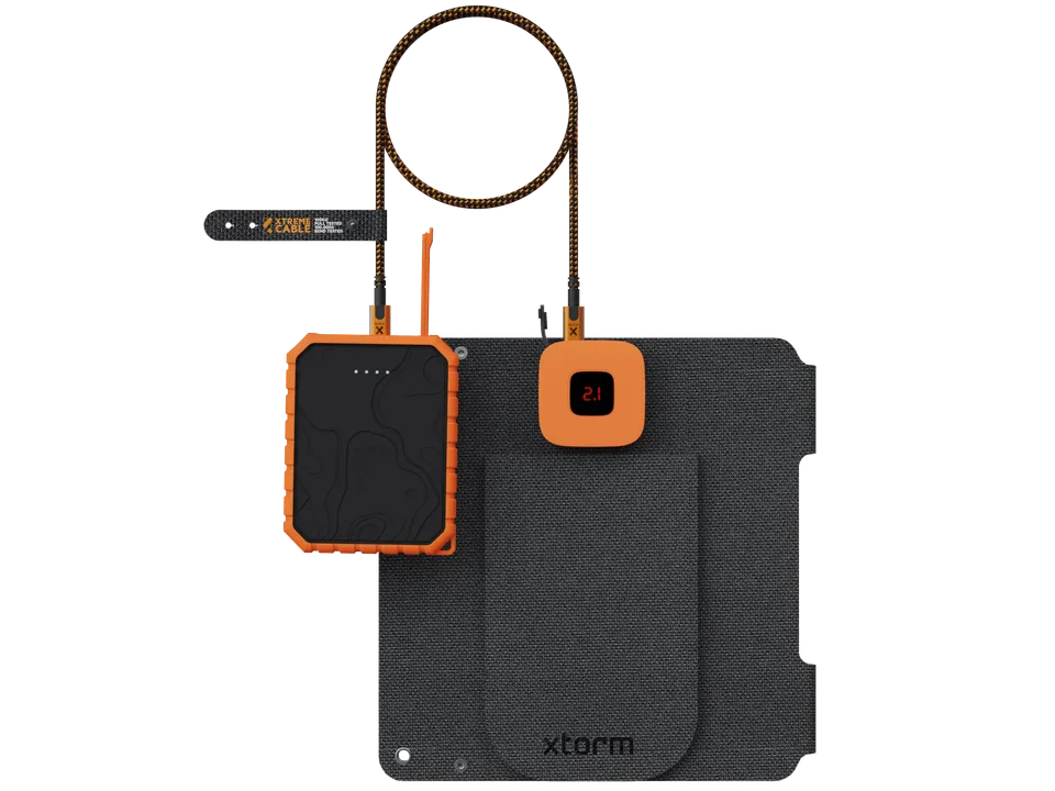 xtorm-14w-panneau-solaire-portable-power-bank-rugged-10-000-mah-c-ble-usb-c-pd-2 image 1