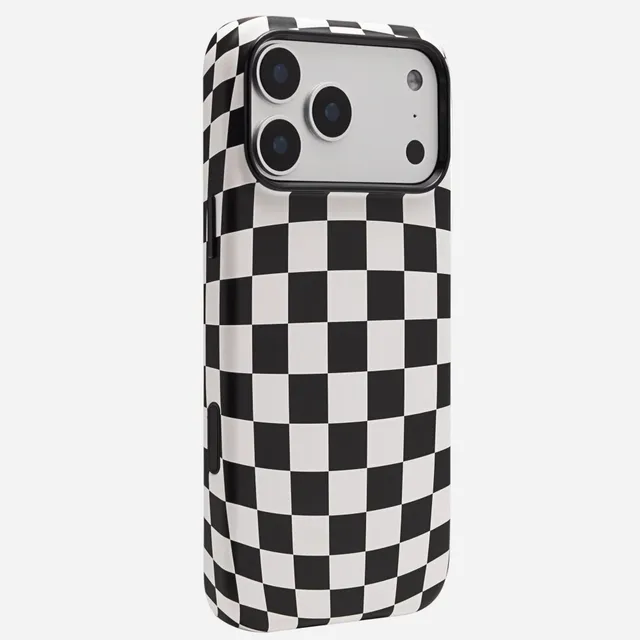 mophie-check-iphone-case-coque-magsafe-motif-damier-boutons-de-contr-le-cam-ra-i image 1