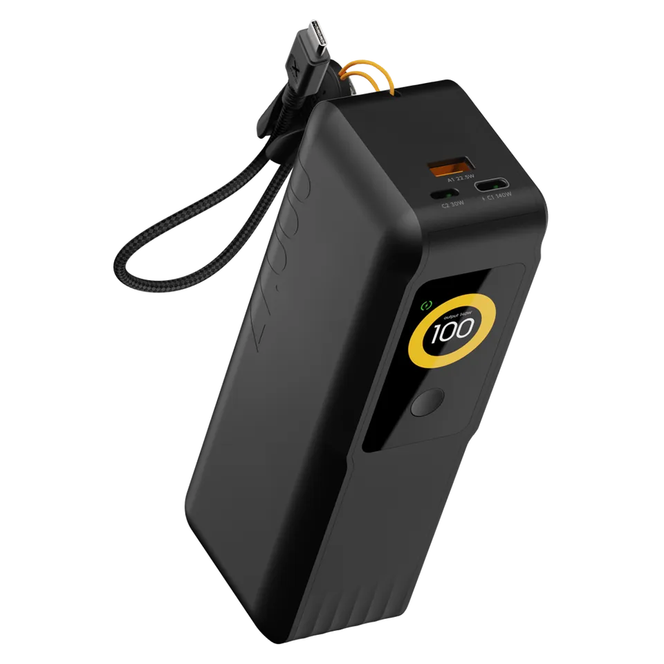 xtorm-nextgen-powerbank-140w-27-000-mah-ultracharge-usb-c-midnight-black-recharg image 1