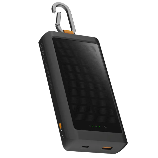 xtorm-go2-power-bank-solaire-10-000-mah-15w-avec-lampe-et-mousqueton image 1