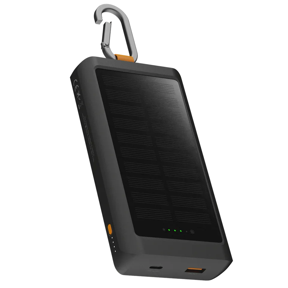 xtorm-go2-power-bank-solaire-10-000-mah-15w-avec-lampe-et-mousqueton image 1