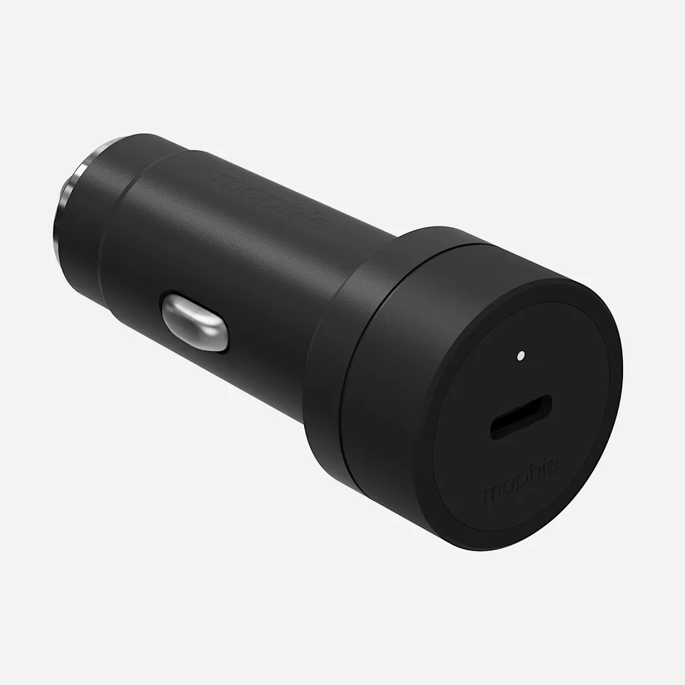 mophie-30w-chargeur-voiture-usb-c-simple-port-charge-rapide-allume-cigare-pour-i image 1