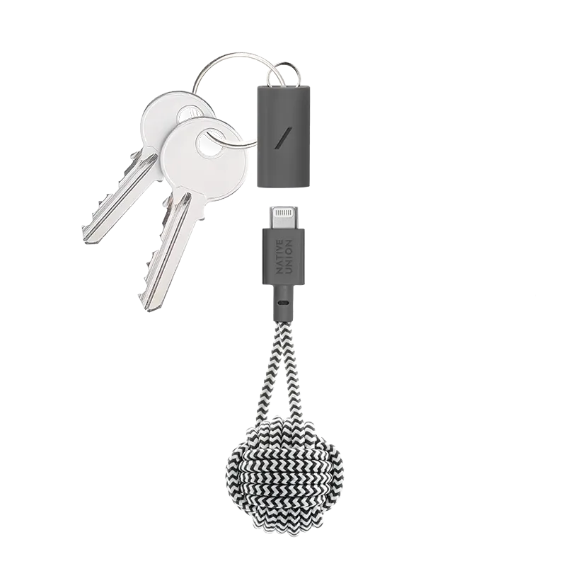 native-union-key-cable-usb-c-vers-lightning-c-ble-porte-cl-s-mfi-certifi-pour-ip image 1
