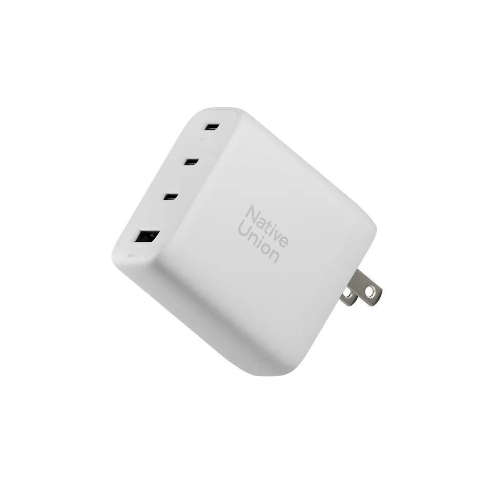 native-union-fast-gan-charger-pd-100w-chargeur-gan-4-ports-3-usb-c-1-usb-a-avec- image 1