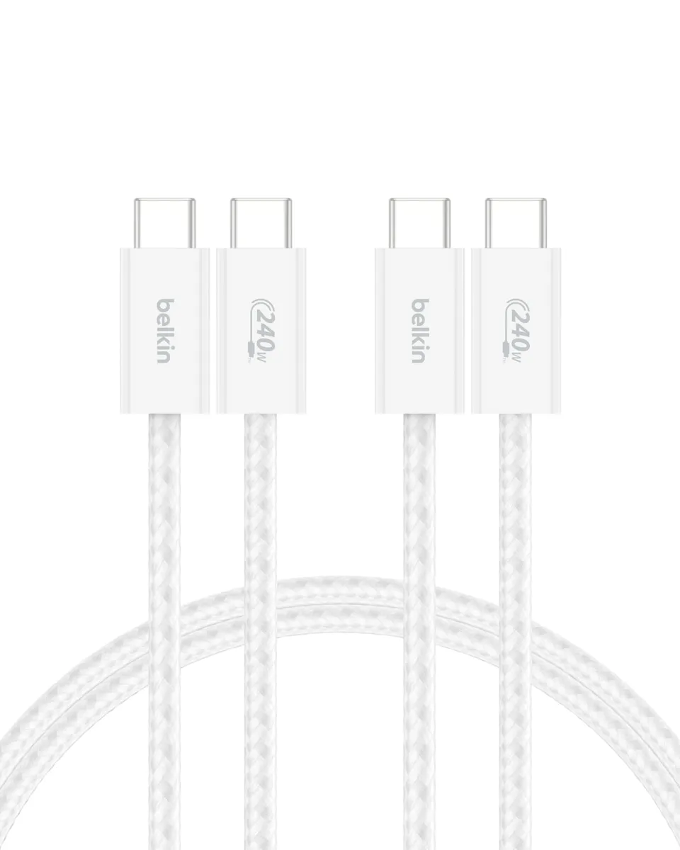 belkin-boostcharge-pack-de-2-c-bles-usb-c-vers-usb-c-tress-s-1-5-m-240-w-usb-if- image 1