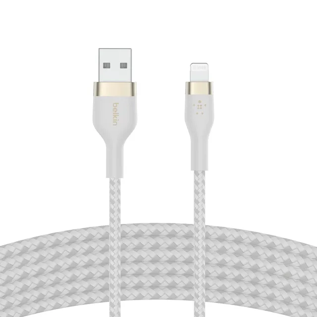 belkin-boostcharge-pro-flex-c-ble-usb-a-vers-lightning-tress-3-m-certifi-mfi-pou image 1