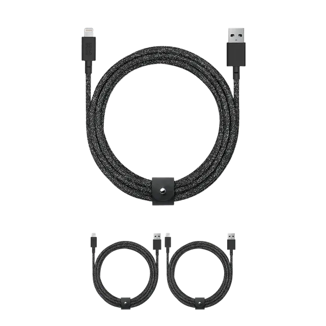 native-union-belt-cable-xl-3-pack-c-bles-usb-a-vers-lightning-3-m-tresse-nylon-r image 1