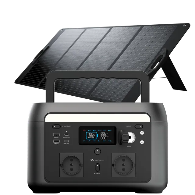 xtorm-solar-bundle-xp2-station-d-nergie-smart-power-station-600-w-panneau-solair image 1