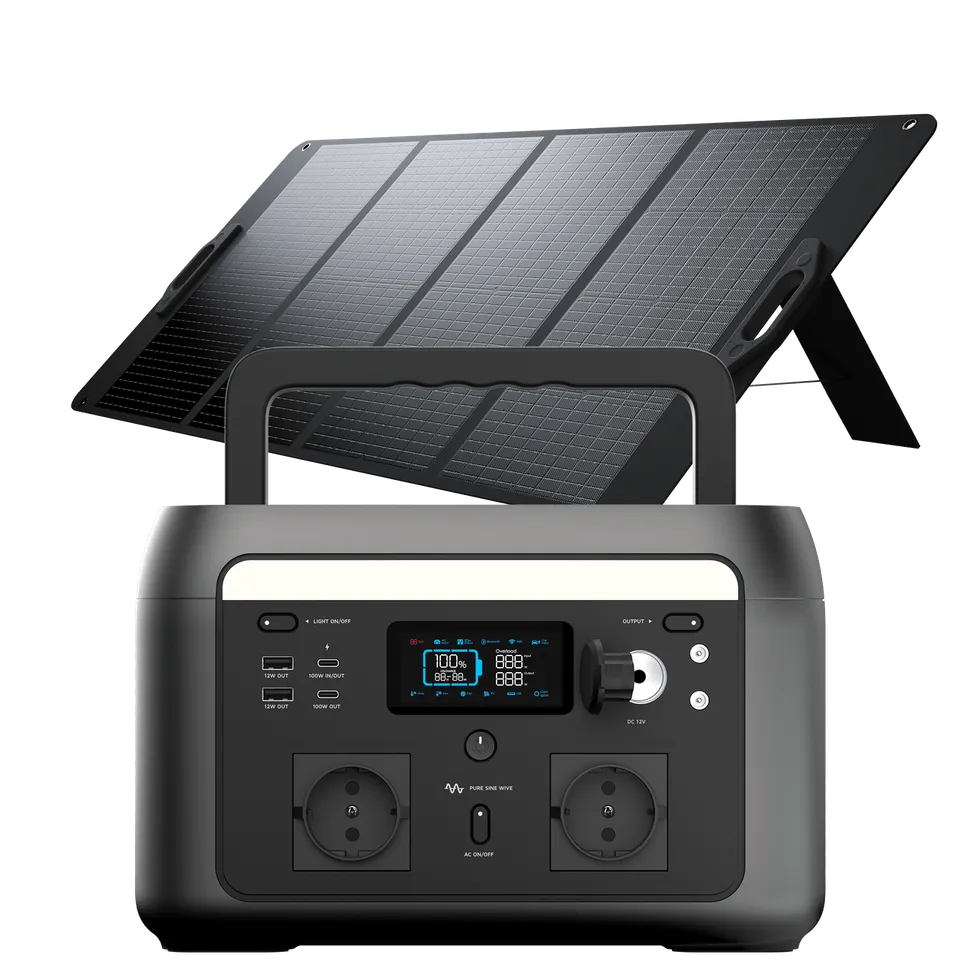 xtorm-solar-bundle-xp2-station-d-nergie-smart-power-station-600-w-panneau-solair image 1