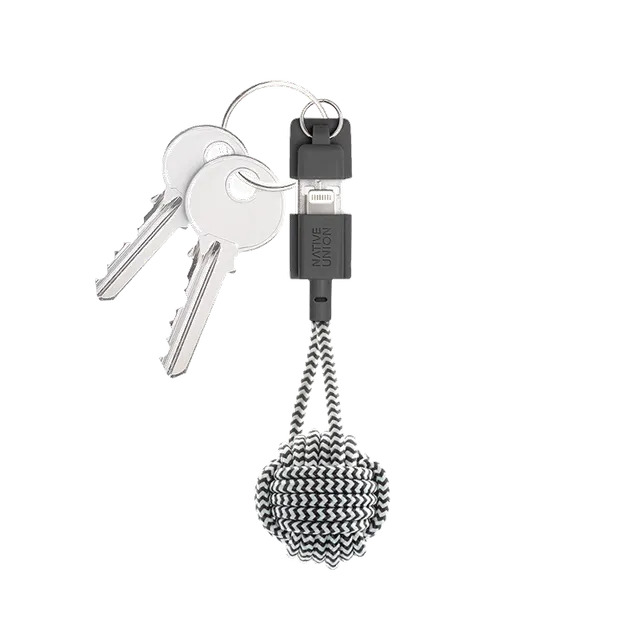 native-union-key-cable-usb-a-vers-lightning-c-ble-porte-cl-s-certifi-mfi image 1