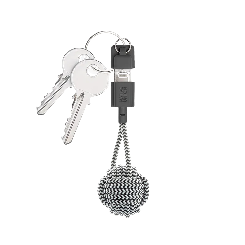 native-union-key-cable-usb-a-vers-lightning-c-ble-porte-cl-s-certifi-mfi image 1