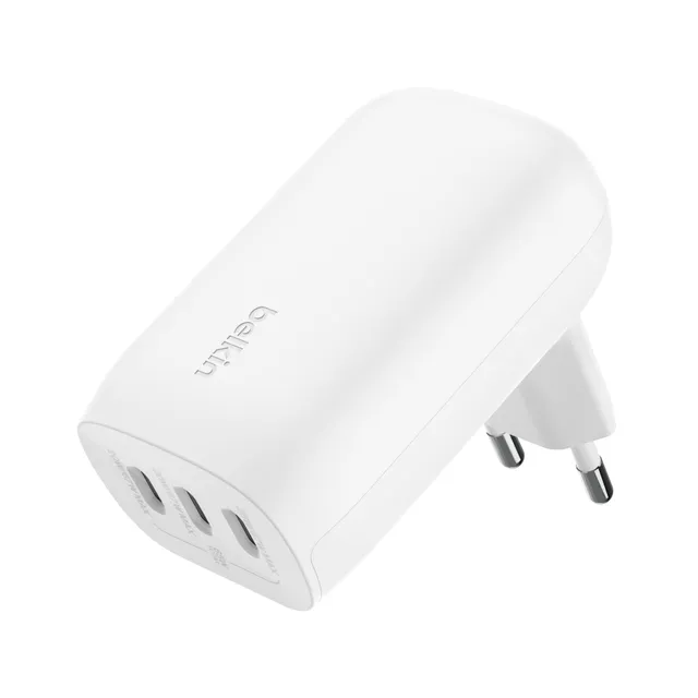 belkin-boostcharge-chargeur-secteur-3-ports-usb-c-67w-pd-pps-pour-iphone-16-macb image 1