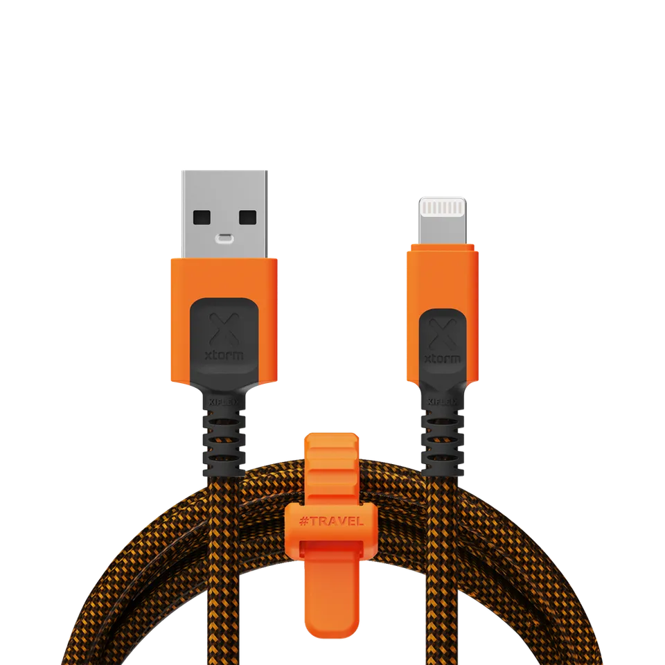 xtorm-xtreme-cable-usb-vers-lightning-1-5-m-c-ble-tress-incassable-flexcore-dura image 1
