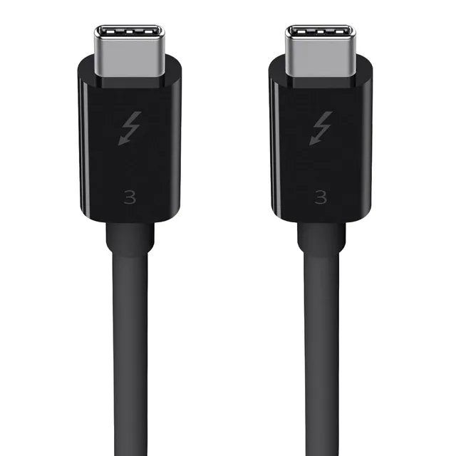 belkin-f2cd084bt0-5mbk-c-ble-thunderbolt-3-usb-c-0-5-m-40-gbit-s-5k-100-w-certif image 1