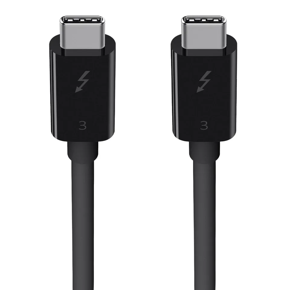 belkin-f2cd084bt0-5mbk-c-ble-thunderbolt-3-usb-c-0-5-m-40-gbit-s-5k-100-w-certif image 1