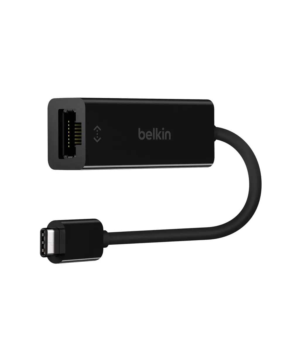 belkin-adaptateur-usb-c-vers-ethernet-gigabit-femelle-1-000-mbit-s-compatible-ip image 1