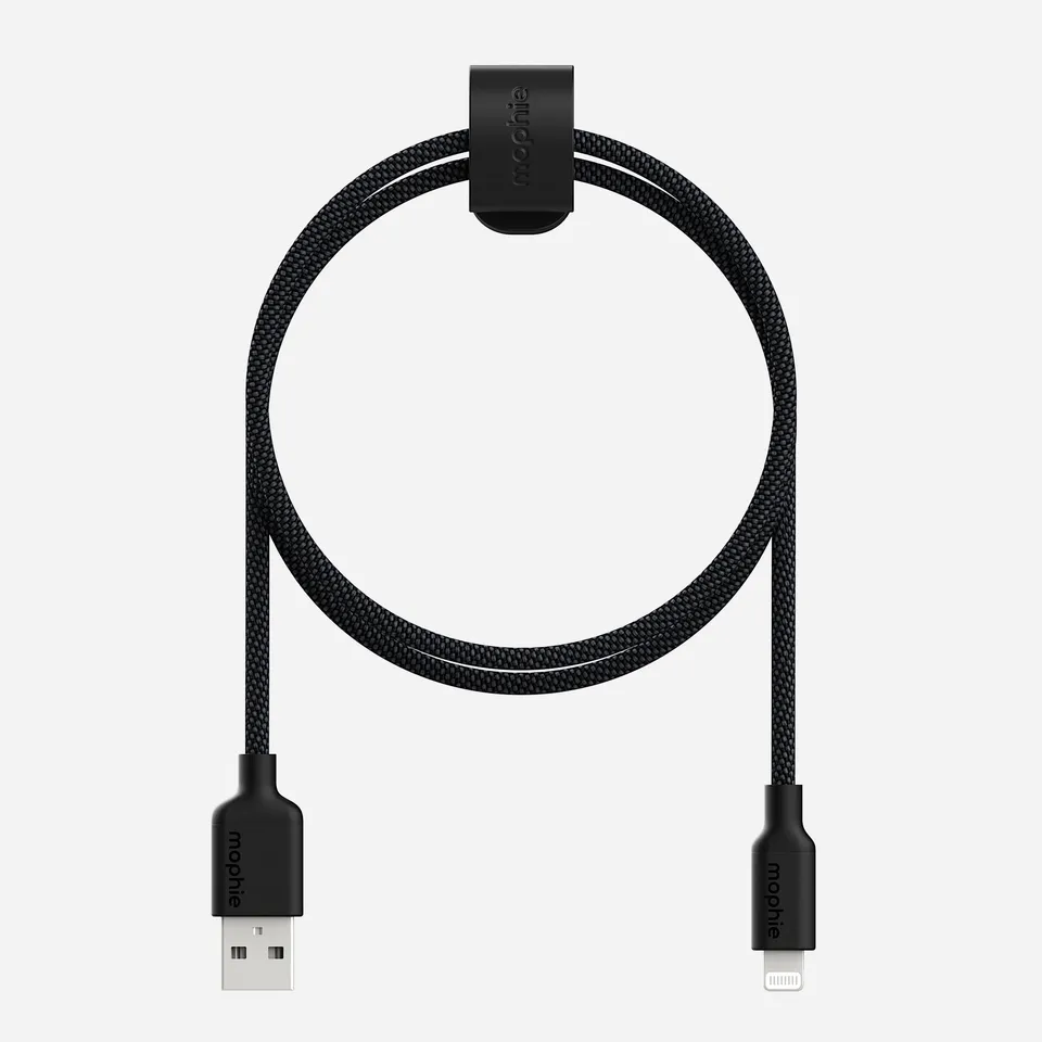 mophie-usb-a-to-lightning-cable-c-ble-tress-charge-rapide-pour-iphone-enduraflex image 1