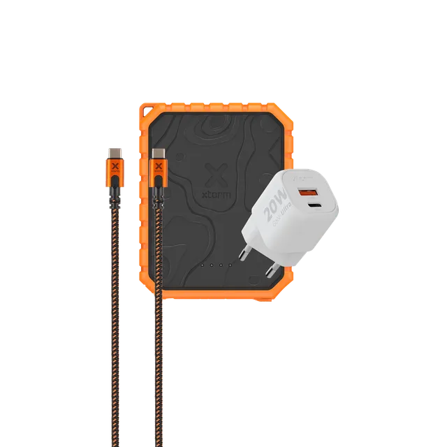 xtorm-rugged-power-bank-10-000-mah-xr201-c-ble-usb-c-pd-240w-1-5-m-chargeur-20w- image 1